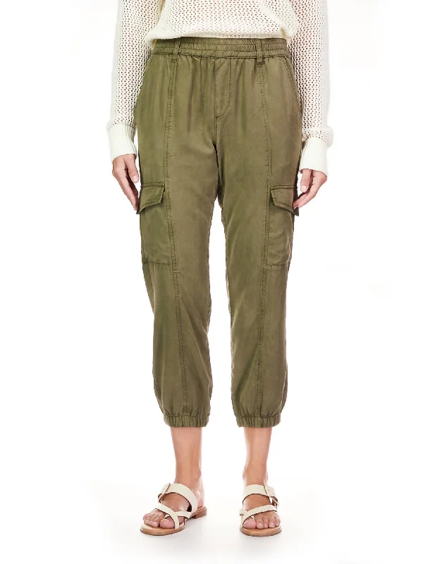 blush fit pants -Relaxed Rebel Pant In Burnt Olive