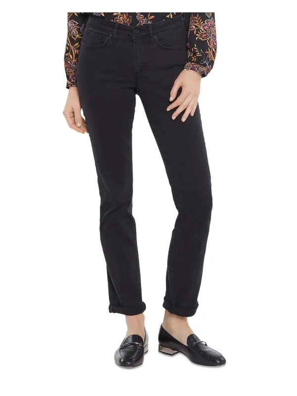 ecru glow pants -Sheri    Womens Control Top Slim Leg Ankle Jeans