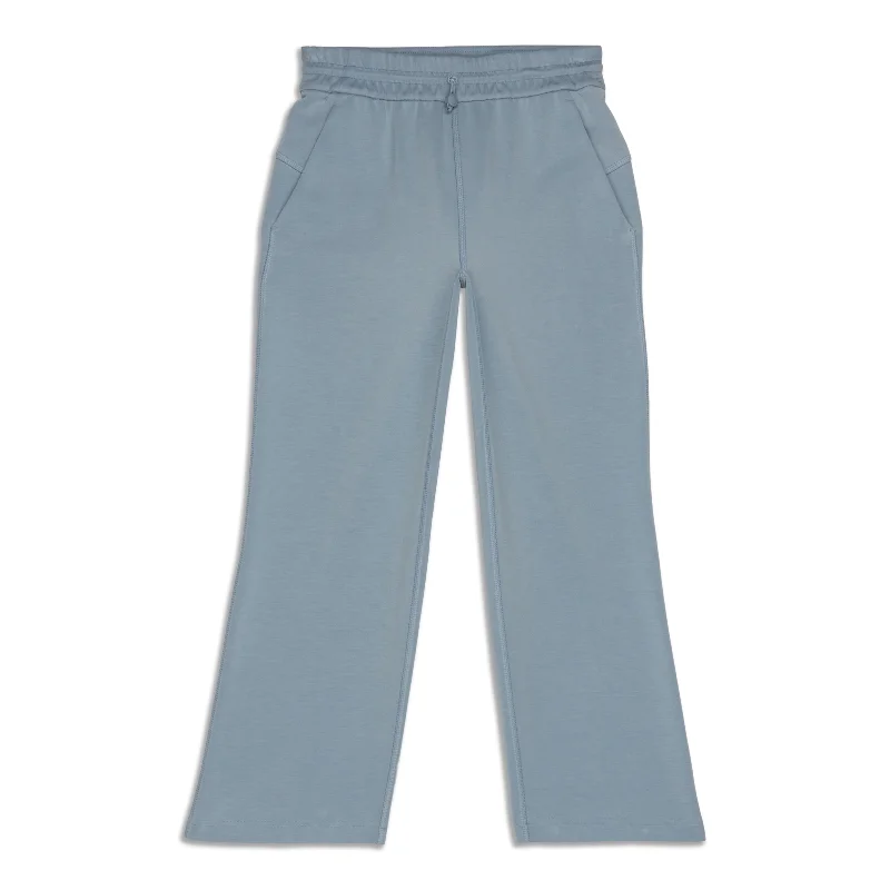 teal flare pants -Softstreme High-Rise Straight-Leg Cropped Pant - Resale