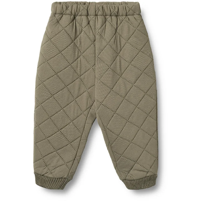 soft curve pants -Wheat Dry Leaves Thermo Pants Alex