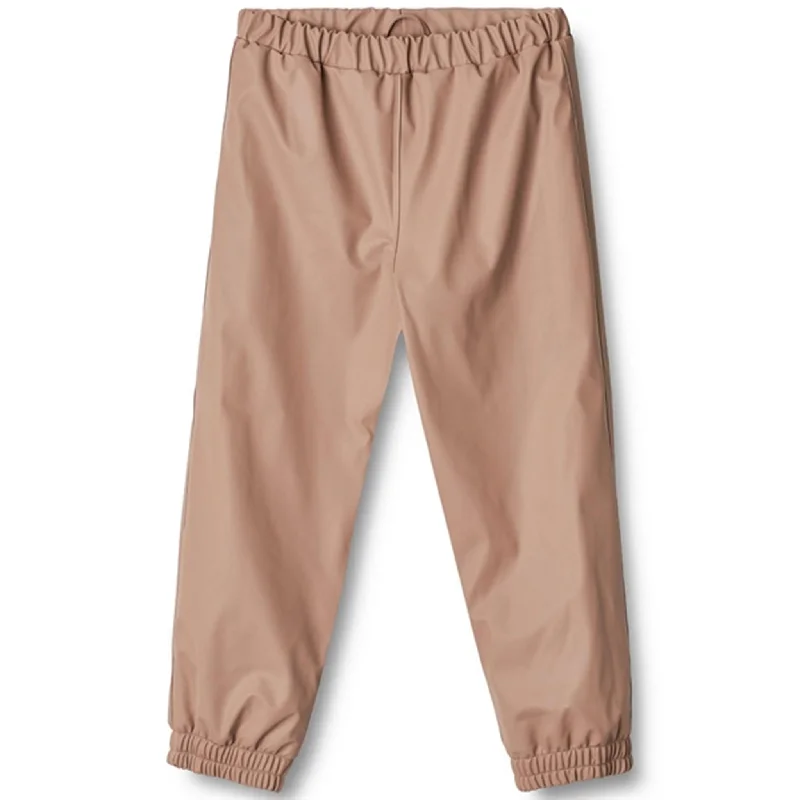 wide calm pants -Wheat Rain Pants Um Thermo Lavender Rose