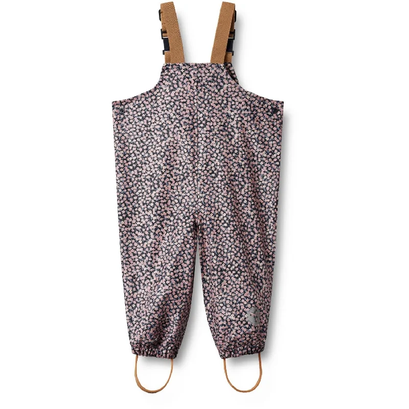 swing hardy pants -Wheat Rainy Flowers Rainwear Charlo Overall