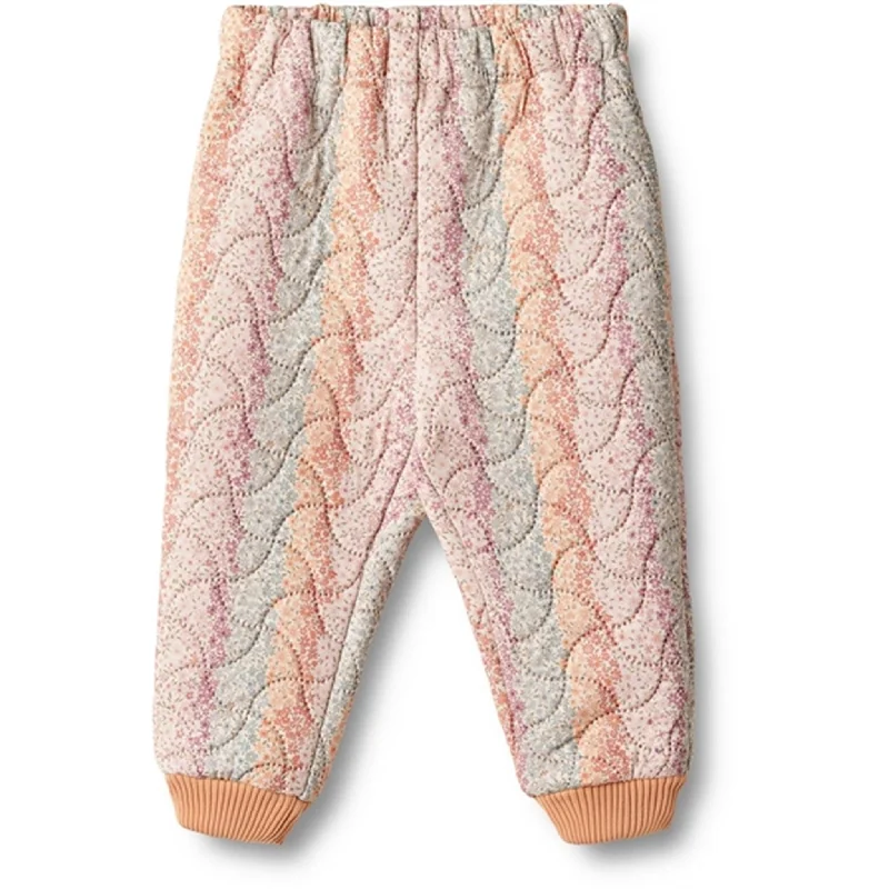 squad bold pants -Wheat Thermo Rainbow Flowers Pants Alex