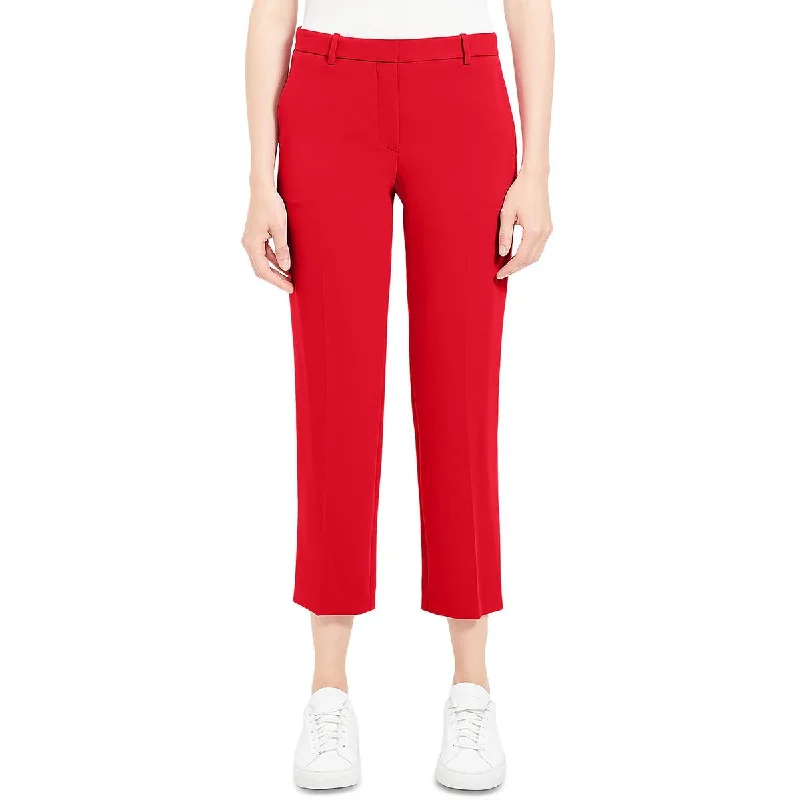 tight vivid pants -Womens Crepe Tailored Trouser Pants