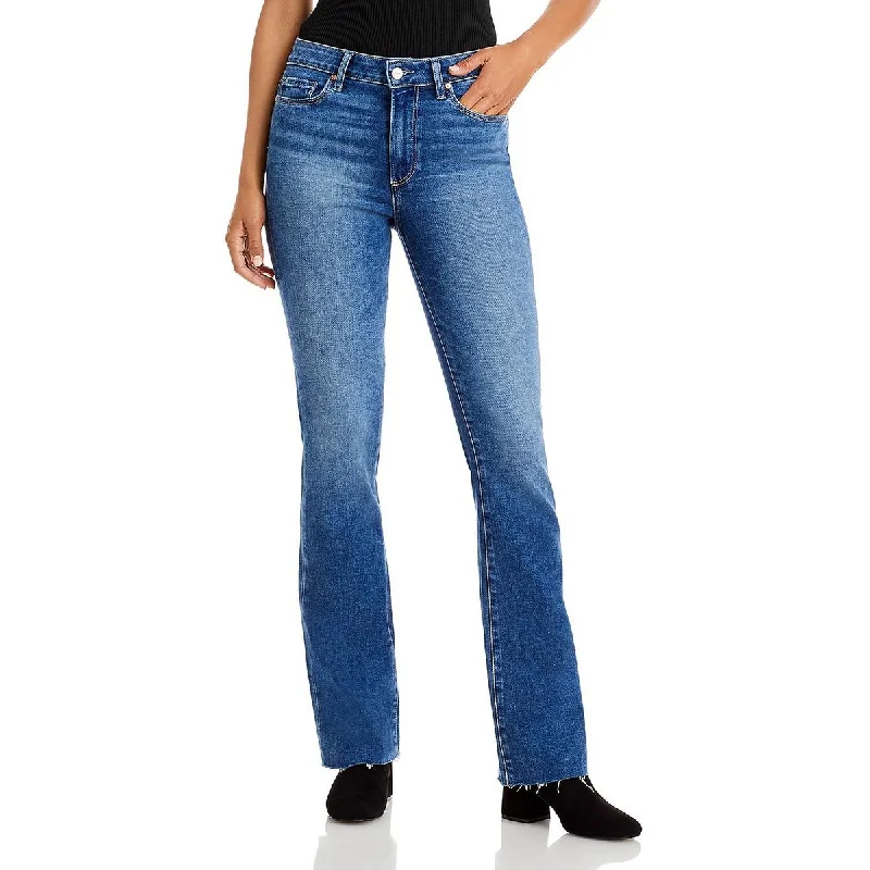 twin dash pants -Womens Denim Released-Hem Bootcut Jeans