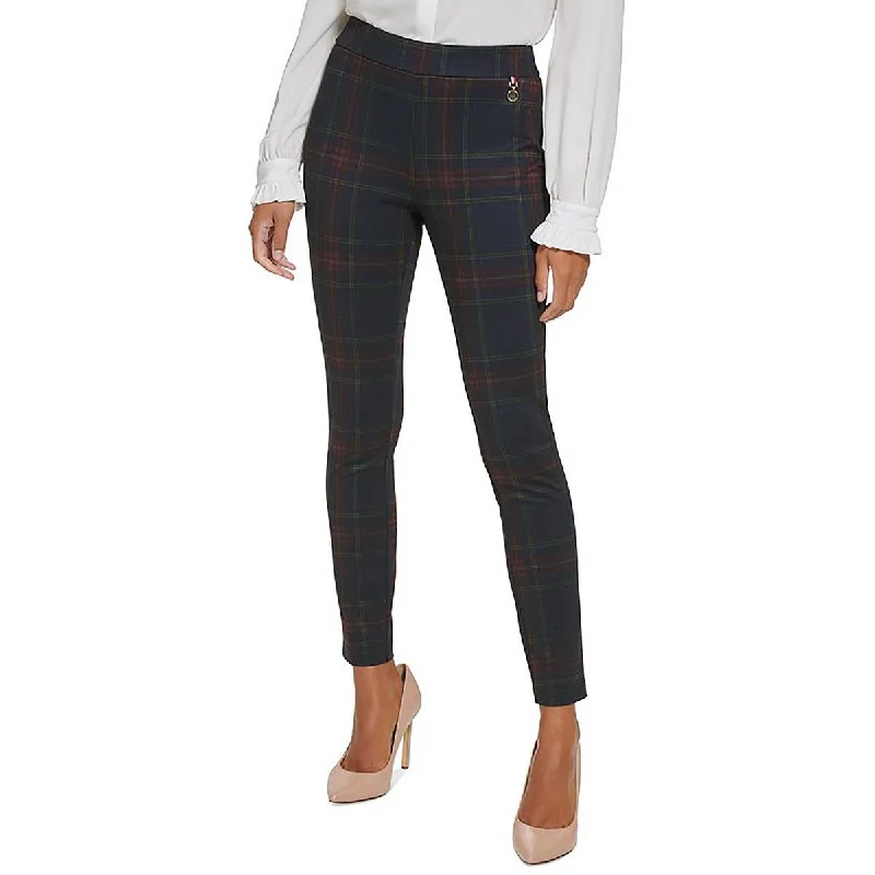 short flare pants -Womens High Rise Separate Suit Pants