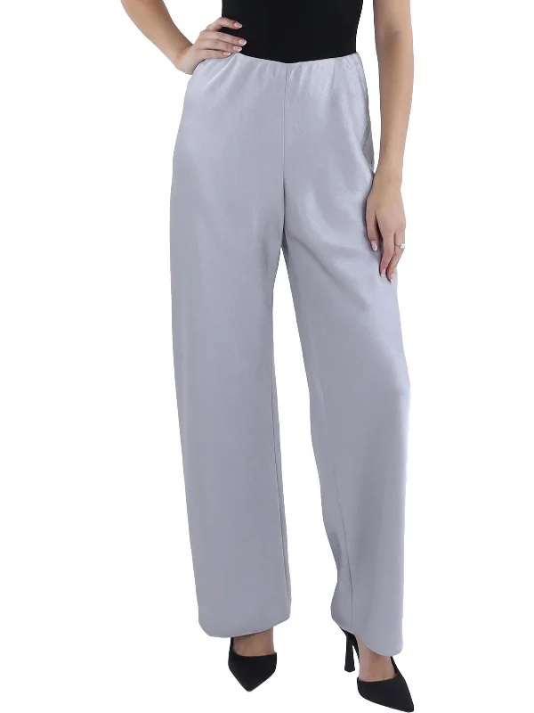 airy tough pants -Womens High Rise Wide Leg Straight Leg Pants