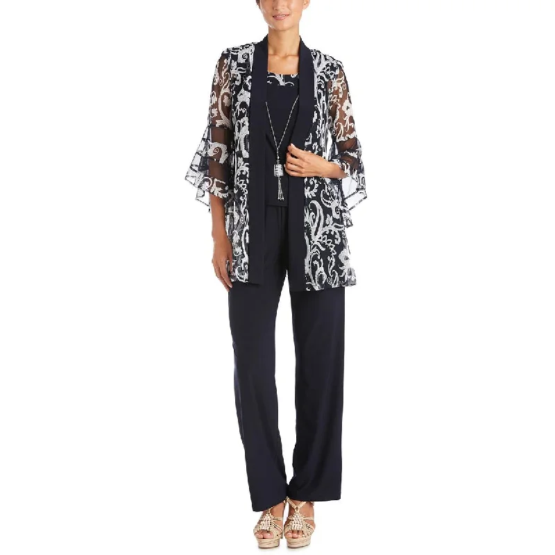 pearl flair pants -Womens Jacket Top Flared Pants